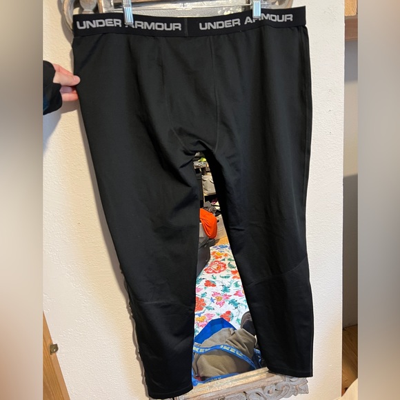 Mens Under Armour COLD GEAR Fitted Base Layer Thermal Pants Tights 3XL XXXL - Picture 4 of 8